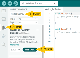 Image of the search box and Install button