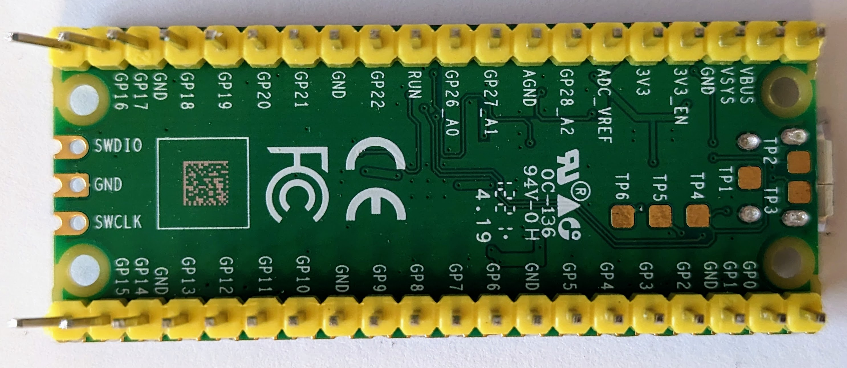 Raspberry Pi Pico Bottom